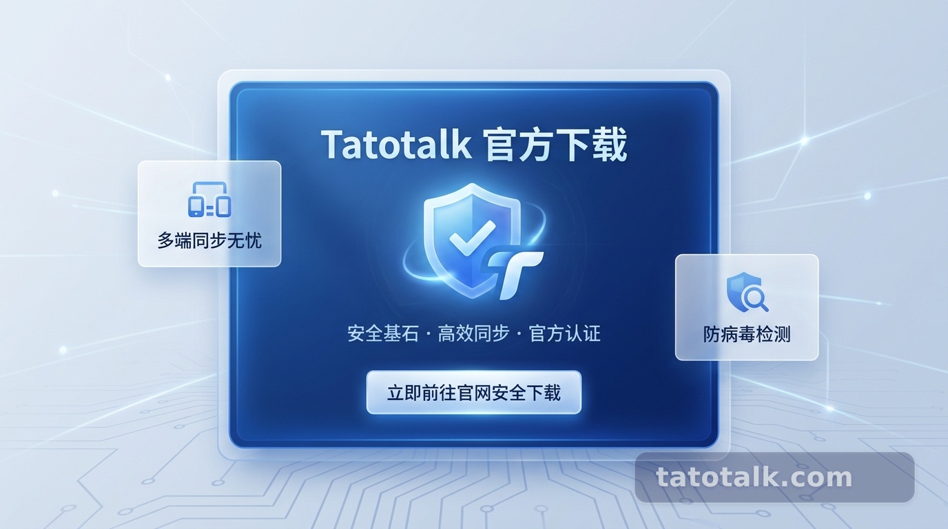 Tatotalk官方下载完全指南：构建企业级跨平台通讯的安全基石与效率引擎 配图